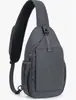 Bolso Cruzado para Hombre Transfronterizo Mochila Pequeña Casual de Pana Modificado con Logo Impreso Bolso de Pecho para Deportes al Aire Libre Nailon Impermeable