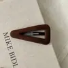 Pinza para el Cabello Bb de Terciopelo Hueco Serie de Color Maillard Estilo Coreano, Pinza de Flequillo Moda y Sencilla, Pasador, Pinza Lateral, Nuevo Accesorio para el Cabello