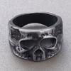 Anillo de cabeza de fantasma de calavera estilo punk europeo y americano anillo retro divertido AliExpress nuevo al por mayor de fábrica