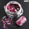 2023 novas lantejoulas nail art magia japonesa ultra-fina estrela e lua amor irregular flash unhas decorações