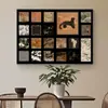 Pintura Decorativa Personalizada al por Mayor Transfronteriza para Cajas de Medidor Eléctrico, Instalación sin Taladro, Pintura de Cubierta de Caja de Medidor Eléctrico Estilo Clásico Chino para Entrada de Sala de Estar