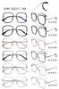 Acero plástico titanio TR90 con patillas de aleación de titanio marco de gafas bisagra dorada moda mixta arruga moda atractivo sexy 6185
