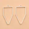 16 Estilos de Accesorios para Joyería DIY de Aleación Plateada Brillante, Colgantes de Corazón con Forma de Luna, Encantadores Marcos Huecos de Resina