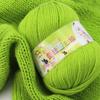 Ovillo de Lana para Bebé de 6 hebras Seda Proteína Terciopelo Algodón de Leche Zapatillas Tejidas a Mano Suéter Crochet Bolsa de Materiales DIY