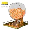 Máquina de Lotería Manual con Bolas de 2.7cm Máquina de Selección de Números de Gran Capacidad Acrílico Redondo Evento Promocional de la Fortuna