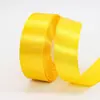 Cinta de 2.5 cm en paquete pequeño, cinta para envolver regalos, cinta para repostería, cinta de satén para decoración de bodas, venta al por mayor, transfronterizo