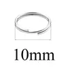 Anillo doble anillo de caballo mini llavero anillo de conexión acero inoxidable anillo doble llave accesorios DIY anillo doble impermeable