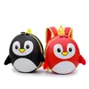 Mochila Infantil Cartoon Pinguim Resistente Tendência Transfronteiriça Super Fofa para Meninos e Meninas do Jardim de Infância