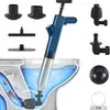 Desatascador Instantáneo para Tuberías de Inodoro, Émbolo de Acero Inoxidable a Presión de Aire para Desagües de Baño en Casa, Transfronterizo