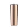 Suministro de Fábrica Original Taza Aislada de Acero Inoxidable de Doble Capa Elástica Color Degradado con Popote Taza Recta Tumbler Delgado
