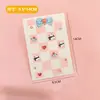 Eisen original lindo forma especial cabeza de tarjeta ins dibujos animados mensaje tarjeta pequeña creativa joyería empaque accesorios cartón para colgar