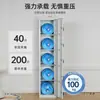 Casillero de una puerta Gabinete de hierro Dormitorio con cerradura Casillero para empleados Gabinete de acero Casillero Ropero de oficina simple