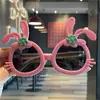 Nuevas Gafas de Sol Infantiles de Conejito con Lazo Gafas de Sol Lindas para Bebé Gafas de Sol de Dibujos Animados con Orejas de Conejo Súper Lindas
