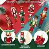 Cascanueces Soldado de Madera Árbol de Navidad Colgante Decoración Fiesta en Casa Nuevo Producto Transfronterizo