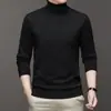 2026 Comercio Exterior Otoño/Invierno Nuevo Suéter de Punto Estilo Coreano para Hombre Ajuste Delgado Manga Larga Suéter de Punto Prenda Base de Punto Hombre