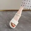 Sandalias de Estilo Hada con Suela Gruesa para Mujer 2026 Nuevas Sandalias de Playa Versátiles de Verano para Combinar con Faldas, Impresionantes Sandalias de Estilo Francés
