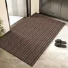 Felpudo de entrada de alta calidad alfombra de puerta grande alfombrilla para pies franjas de polvo felpudo cortable uso en entrada del hogar resistente a la suciedad quitar