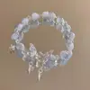 Pulsera de Cereza con Lazo Estilo Dulce y Femenino Más Vendida Diseño de Instagram Regalo para Mejor Amiga Novia