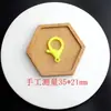 Accesorios para Joyería DIY Material Plástico Acrílico Color Cadena de Langosta Llavero Hebilla de Resorte Hebilla de Bolso Hebilla de Eslabón