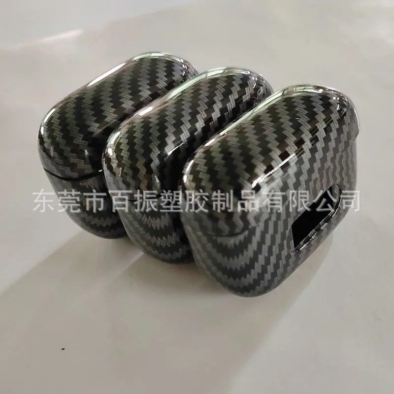蓝牙耳机碳纤水转印加工1