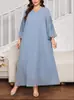 Colección de liquidación especial: Vestidos holgados, reductores y elegantes de talla grande para mujer y batas largas transfronterizas