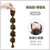 Trenzas para Pelucas de Mujer, Trenzas Burbuja, Doble Cola de Caballo, Esponjosas y Dulces, Nuevas Trenzas de Linterna Estilo Chino, Cabello Sintético, Trenzas de Boxeadora Chica Picante