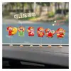 Ornamento de carro Novo Estilo Deus da Riqueza Descompressão para Carro Decoração do Console Central para Atrair Boa Sorte e Fortuna Pequeno Deus da Riqueza Balançando
