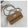 Bolso de mano de alta gama con estampado de rombos transfronterizo para mujer, nuevo bolso cuadrado pequeño de moda retro, elegante bolso de hombro y cruzado