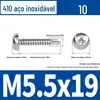 Parafuso auto-roscante de cauda de broca de cabeça redonda de ferro galvanizado parafuso auto-roscante de cabeça de panela de aço inoxidável parafuso autoperfurante em cauda de andorinha