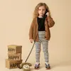 Leggings para Niños Primavera y Otoño Ropa de Exterior Fina Pantalones para Bebés Niñas Niños Niñas Bebés Otoño Niños Rayas