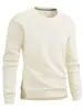 Sudadera casual deportiva para hombre con cuello redondo, camiseta base transpirable elástica de manga larga para ir al trabajo al aire libre, personalizable con logo