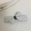 Pinza para el pelo de lunares estilo coreano con lazo, de alta gama y elegante, adecuada para recogidos en la parte posterior de la cabeza, pinza de resorte, pinza banana, accesorio para el cabello versátil para el uso diario