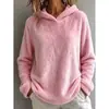 2026 Nova TEMU Europeia e Americana Transfronteiriça Amazon AliExpress Mais Vendido Outono/Inverno Moda Casual Cor Sólida Manga Longa Moletom