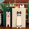 30 Gatos de Desenho Animado Série Simples Manual Literário Material Criativo Ins Papel de Leitura Marcador de Página DIY