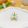 Diadema Pequeña de Pinza para el Cabello de Princesa para Niñas Clip para Flequillo Rojo Pasador Clip Adorno para el Cabello de Año Nuevo
