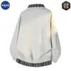 Marca Nasa Ropa de Punto Falsa de Dos Piezas de Gama Alta Cuello de Punto para Hombre Otoño e Invierno Tejido de Lujo Accesible Clásico de Moda