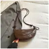 Bolso Croissant de Diseño de Nicho a la Moda Estilo Coreano, Bolso Dumpling de Color Sólido, Bolso de Axila, Bolso de Hombro Elegante para el Viaje Diario al Trabajo