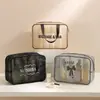 Bolsa cosmética de malla para almohada, bolsa de almacenamiento de malla de gran capacidad, bolsa de aseo portátil para viajes, organizador de viaje para mujer