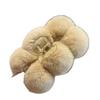 Pinza de bola grande de piel de conejo Rex real, pinza para el cabello de felpa súper grande de red roja, parte trasera de la cabeza, pinza de tiburón, horquilla, tocado, invierno