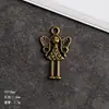 Série de anjo diy acessórios de liga retrô pingente de colar pulseira de ouro e prata antigos acessórios fabricantes atacado