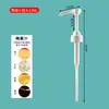 Garrafa de Xarope Comercial para Loja de Chá com Leite, Dispensador Manual de Suco de Frutas, Bomba Dosadora Quantitativa com Cabeça de Pressão de Vidro