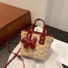 Bolsa de Hombro Esponjosa Nueva Otoño 2026 Elegante Bolso Cubo Retro de Mano Moda Bolso Cruzado para el Trabajo