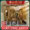 Porta Dobrável de Vidro Sem Moldura Personalizada Porta de Correr Dobrável de Vidro Panorâmico Loja Café Popular Divisória de Vidro