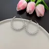 Pendientes de Círculo Geométrico Estilo Barroco Francés Suave y Elegante Pendientes de Lujo Ligero Estilo Celebridad Pendientes de Moda Venta al por Mayor