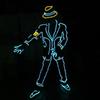 Ropa de alto rendimiento de luz fría el, accesorios para la actuación anual de la empresa, jazz para hombres, actuación escénica, lote de fabricantes LED