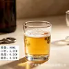 Vaso Recto de Vidrio Templado Yujing para Comedor, Vaso Recto de Vidrio de una Sola Capa para Hotel, Vaso Cuadrado de Vidrio Opalino para Casa de Té y Hogar