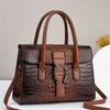 Bolso de Mujer de Comercio Exterior Bolso Popular Patrón Cocodrilo Bolso de Mujer Textura de Alta Gama 2023 Nuevo Bolso Bandolera de Un Solo Hombro Venta al por Mayor