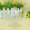 Cor triângulo transparente Crown Candy Box comércio exterior fornecimento transfronteiriço personalidade criativa caixa de doces Yiwu vendas diretas da fábrica