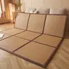 Esterilla de gateo tatami, alfombrilla de suelo estilo japonés, plegable y almacenable, alfombrilla refrescante, alfombrilla de ratán, colchón, conveniente para acampar al aire libre