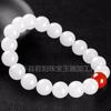 Venta al por mayor de pulseras de Jade Blanco Natural de Xinjiang y Jade Seda Dorada del Fabricante, Nuevas pulseras de Jade estilo chino para la Buena Suerte, Venta al por mayor